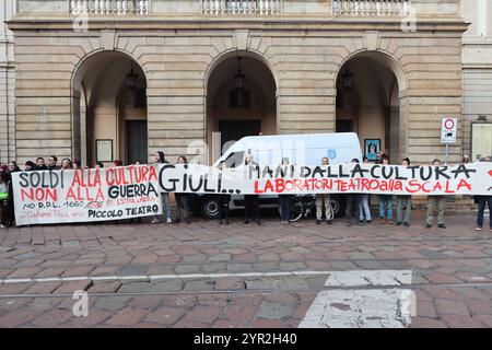 Generalstreik in Mailand Stockfoto