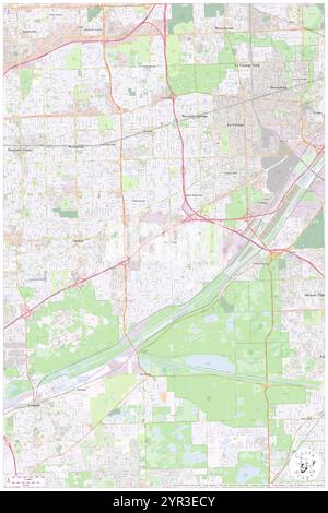 Village of Burr Ridge, DuPage County, USA, USA, Illinois, n 41 44' 55''', S 87 55' 11'', Karte, Cartascapes Map, veröffentlicht 2024. Erkunden Sie Cartascapes, eine Karte, die die vielfältigen Landschaften, Kulturen und Ökosysteme der Erde enthüllt. Reisen Sie durch Zeit und Raum und entdecken Sie die Verflechtungen der Vergangenheit, Gegenwart und Zukunft unseres Planeten. Stockfoto