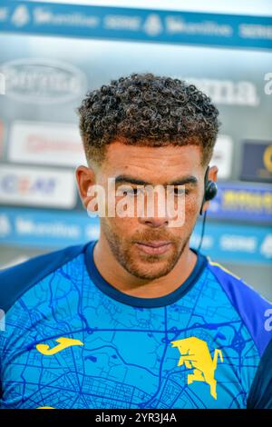 Turin, Italien. Dezember 2024. Che Adams aus Turin war beim Spiel der Serie A zwischen Turin und Neapel im Stadio Olimpico in Turin zu sehen. Stockfoto