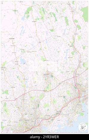 Town of New Canaan, Fairfield County, USA, Vereinigte Staaten, Connecticut, n 41 9' 33'', S 73 29' 56'', Karte, Cartascapes Map, veröffentlicht 2024. Erkunden Sie Cartascapes, eine Karte, die die vielfältigen Landschaften, Kulturen und Ökosysteme der Erde enthüllt. Reisen Sie durch Zeit und Raum und entdecken Sie die Verflechtungen der Vergangenheit, Gegenwart und Zukunft unseres Planeten. Stockfoto