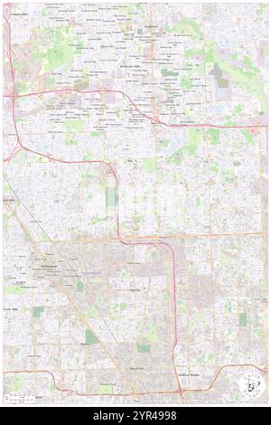 Stadt Troy, Oakland County, USA, USA, Michigan, n 42 34' 54'', S 83 8' 44'', Karte, Cartascapes Map, veröffentlicht 2024. Erkunden Sie Cartascapes, eine Karte, die die vielfältigen Landschaften, Kulturen und Ökosysteme der Erde enthüllt. Reisen Sie durch Zeit und Raum und entdecken Sie die Verflechtungen der Vergangenheit, Gegenwart und Zukunft unseres Planeten. Stockfoto