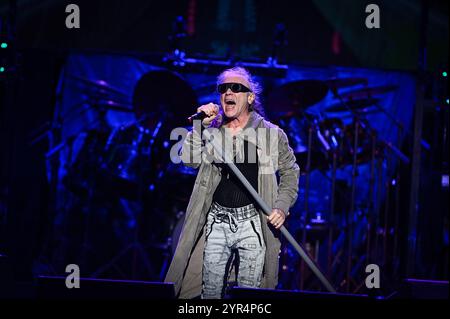 Buenos Aires, Argentinien. Dezember 2024. Iron Maiden tritt am 1. Dezember 2024 im Huracan Stadium in Buenos Aires, Argentinien, auf. (Foto: Gabriel Sotelo/NurPhoto) Credit: NurPhoto SRL/Alamy Live News Stockfoto