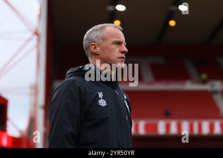 Assistant Manager von Ipswich Town, Martyn Pert - Nottingham Forest V Ipswich Town, Premier League, City Ground, Nottingham, UK - 30. November 2024 nur redaktionelle Verwendung - es gelten Einschränkungen von DataCo Stockfoto