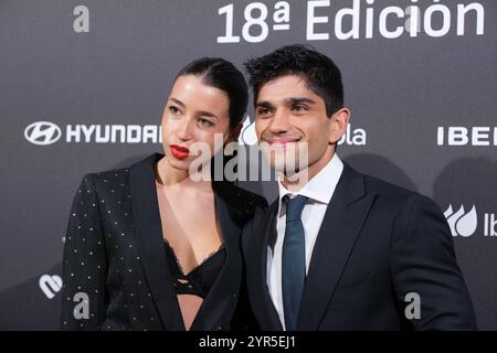 Madrid, Spanien. Februar 2022. Jorge Martin nahm am 2. Dezember 2024 an den AS del Deporte Awards 2024 im Neptuno Palace in Madrid Teil. Credit: SIPA USA/Alamy Live News Stockfoto