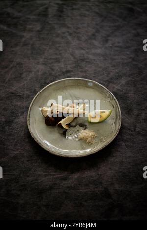 Gegrillter Matsutake-Pilz Stockfoto