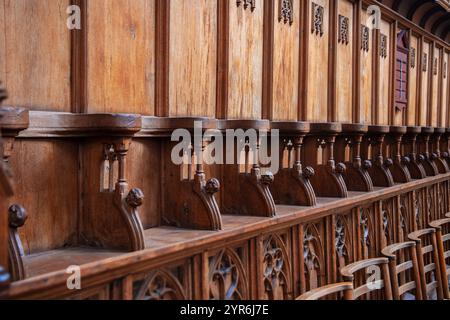 ROTHENBURG, DEUTSCHLAND - 24. NOVEMBER 2023: St. Jakobskirche in Rothenburg ob der Tauber, Bayern Stockfoto