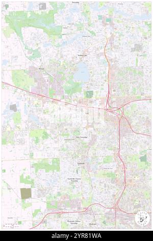 Stadt Novi, Oakland County, USA, USA, Michigan, n 42 28' 42''', S 83 29' 21'', Karte, Cartascapes Map, veröffentlicht 2024. Erkunden Sie Cartascapes, eine Karte, die die vielfältigen Landschaften, Kulturen und Ökosysteme der Erde enthüllt. Reisen Sie durch Zeit und Raum und entdecken Sie die Verflechtungen der Vergangenheit, Gegenwart und Zukunft unseres Planeten. Stockfoto