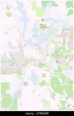 Stadt Rhinelander, Oneida County, USA, USA, Wisconsin, n 45 38' 9'', S 89 25' 35'', Karte, Cartascapes Map, veröffentlicht 2024. Erkunden Sie Cartascapes, eine Karte, die die vielfältigen Landschaften, Kulturen und Ökosysteme der Erde enthüllt. Reisen Sie durch Zeit und Raum und entdecken Sie die Verflechtungen der Vergangenheit, Gegenwart und Zukunft unseres Planeten. Stockfoto