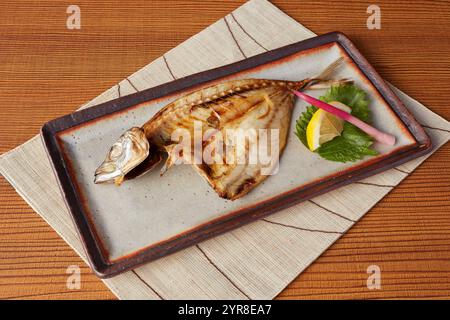 Gegrillter Fisch (getrocknete Stöcker) Stockfoto