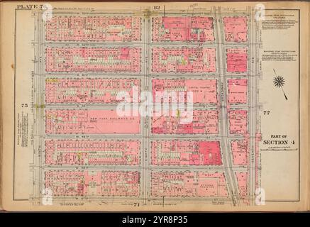 Plate 76: [Begrenzt durch W. 53rd Street, Seventh Avenue, W. 47th Street und Ninth Avenue] 1921 - 1923 Stockfoto