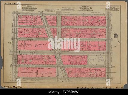 Platte 60, Teil von Abschnitt 3: [Begrenzt durch W. 37th Street, Fifth Avenue, W. 32nd Street und Seventh Avenue] 1930 Stockfoto