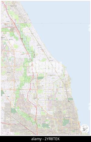 Village of Wilmette, Cook County, USA, USA, Illinois, n 42 4' 37'', S 87 43' 41'', Karte, Cartascapes Map, veröffentlicht 2024. Erkunden Sie Cartascapes, eine Karte, die die vielfältigen Landschaften, Kulturen und Ökosysteme der Erde enthüllt. Reisen Sie durch Zeit und Raum und entdecken Sie die Verflechtungen der Vergangenheit, Gegenwart und Zukunft unseres Planeten. Stockfoto