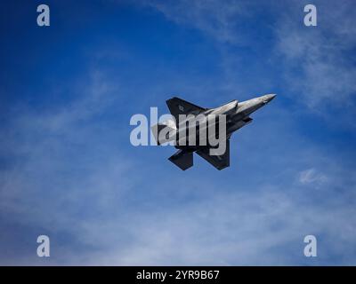 F35 wird während des Seafair-Wochenendes in Seattle 2024 gezeigt Stockfoto