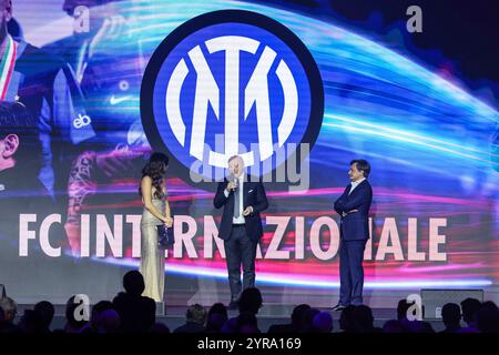 Mailand, Italien. Dezember 2024. (C) Giuseppe Marotta nimmt an der Gran Gal Teil? Del Calcio 2024 Oscar del Calcio Awards AIC im Superstudio Maxi Credit: dpa/Alamy Live News Stockfoto