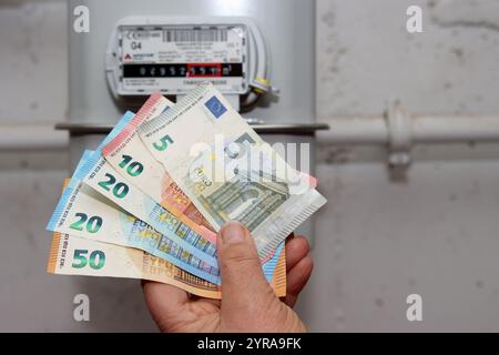 Der Gaspreis Steigt Weiter Stockfoto