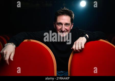 Lyon (Zentralfrankreich), 09.03.2024: Komiker und Humorist Gilles Magnard, bekannt als Sellig *** Lokale Bildunterschrift *** Stockfoto