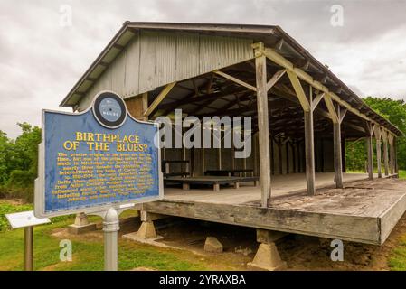 Dockery Plantation, wo die Delta Blues-Musik in Dockery Mississippi geboren wurde Stockfoto