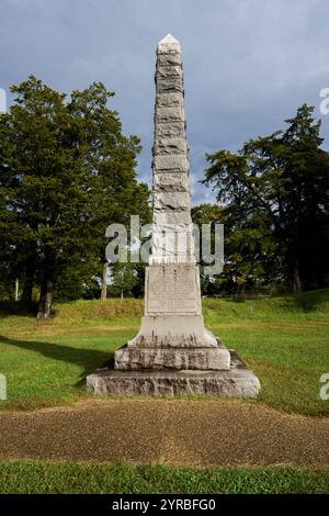 OKTOBER 2021, PETERSBURG, VA, USA - die Schlacht am Krater war Teil der Belagerung von Petersburg, das nationale Battlefield von Petersburg Stockfoto