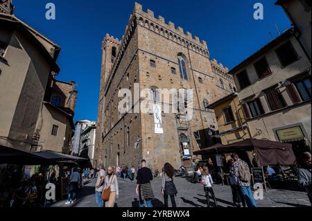 Das Museo Nazionale del Bargello ist ein Kunstmuseum in Florenz, Italien Stockfoto