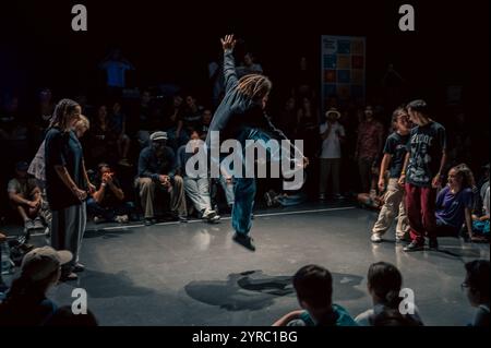 MAF Battle, Urban and Street Dance Event in Saragossa, Spanien Stockfoto