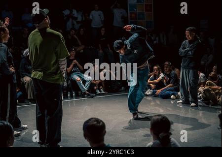 MAF Battle, Urban and Street Dance Event in Saragossa, Spanien Stockfoto