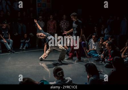 MAF Battle, Urban and Street Dance Event in Saragossa, Spanien Stockfoto