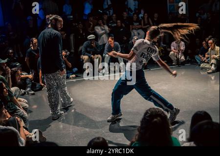 MAF Battle, Urban and Street Dance Event in Saragossa, Spanien Stockfoto