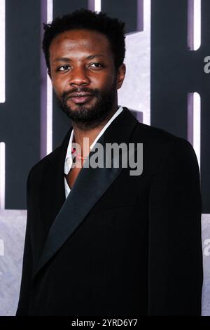 London, Großbritannien. Dezember 2024. Omari Douglas nimmt an der Weltpremiere von Black Doves Staffel 1 Teil. Foto von Julie Edwards./Alamy Live News Stockfoto