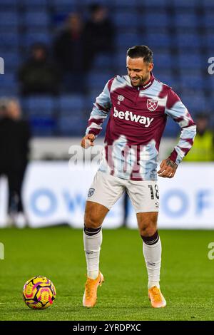 King Power Stadium, Leicester, Großbritannien. Dezember 2024. Premier League Football, Leicester City gegen West Ham United; Credit: Action Plus Sports/Alamy Live News Stockfoto