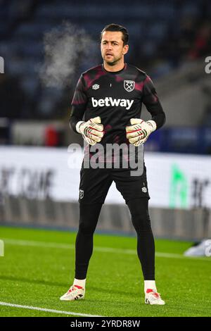 King Power Stadium, Leicester, Großbritannien. Dezember 2024. Premier League Football, Leicester City gegen West Ham United; Lukasz Fabianski von West Ham Credit: Action Plus Sports/Alamy Live News Stockfoto