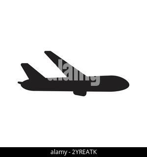 Flugzeugdesign – Flugzeugsymbol Design Stock Vektor