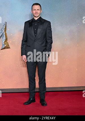 London, Großbritannien. Dezember 2024. Alex Jordan nimmt an der britischen Premiere von The Lord of the Rings: The war of the Rohirrim im Odean, Leicester Square, London, Teil. Quelle: LFP/Alamy Live News Stockfoto