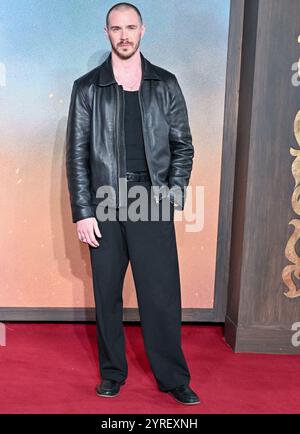 London, Großbritannien. Dezember 2024. Sam Keeley nimmt an der britischen Premiere von The Lord of the Rings: The war of the Rohirrim im Odean, Leicester Square, London, Teil. Quelle: LFP/Alamy Live News Stockfoto