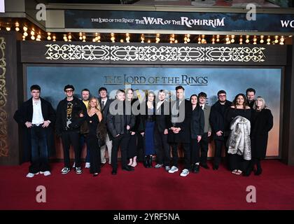 LONDON, GROSSBRITANNIEN. Dezember 2024. „The Lord of the Rings: The war of the Rohirrim“ World Premiere wird am 13. Dezember 2024 in Großbritannien und Irland von Warner Bros. Veröffentlicht Fotos am Odeon Luxe Leicester Square, London, Großbritannien. (Foto von 李世惠/siehe Li/Picture Capital) Credit: Siehe Li/Picture Capital/Alamy Live News Stockfoto