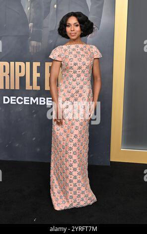 Hollywood, USA. Dezember 2024. Kerry Washington kommt zur Uraufführung von „The Six Triple Eight“ am 3. Dezember 2024 im Egyptian Theatre in Hollywood, CA. © Lisa OConnor/AFF-USA.com Credit: AFF/Alamy Live News Stockfoto