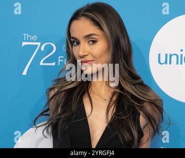 New York, USA. Dezember 2024. Sophia Kianni kommt 2024 zur UNICEF Gala in der Cipriani Wall Street in New York, New York, am 3. Dezember 2024 an. (Foto: Gabriele Holtermann/SIPA USA) Credit: SIPA USA/Alamy Live News Stockfoto