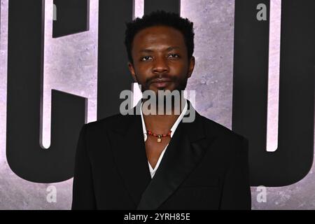 London, Großbritannien. Dezember 2024. Omari Douglas nimmt an der ersten Staffel der Black Doves Teil – Weltpremiere im BFI Southbank in London, England. UK. Dienstag, 3. Dezember 2024 Credit: clive Collins/Alamy Live News Stockfoto