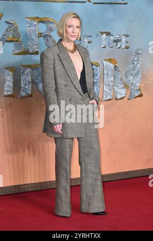 London, UK - 3. Dezember 2024 Cate Blanchett bei der britischen Premiere von The Lord of the Rings, The war of the Rohirrim, am 3. Dezember 2024 im Odeon Luxe Leicester Square, London, England. CAP/JOR ©JOR/Capital Pictures Stockfoto