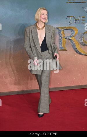 London, UK - 3. Dezember 2024 Cate Blanchett bei der britischen Premiere von The Lord of the Rings, The war of the Rohirrim, am 3. Dezember 2024 im Odeon Luxe Leicester Square, London, England. CAP/JOR ©JOR/Capital Pictures Stockfoto