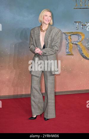 London, UK - 3. Dezember 2024 Cate Blanchett bei der britischen Premiere von The Lord of the Rings, The war of the Rohirrim, am 3. Dezember 2024 im Odeon Luxe Leicester Square, London, England. CAP/JOR ©JOR/Capital Pictures Stockfoto