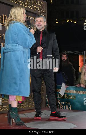 London, UK - 3. Dezember 2024 Andy Serkis bei der britischen Premiere von The Lord of the Rings, The war of the Rohirrim, am 3. Dezember 2024 im Odeon Luxe Leicester Square, London, England. CAP/JOR ©JOR/Capital Pictures Stockfoto