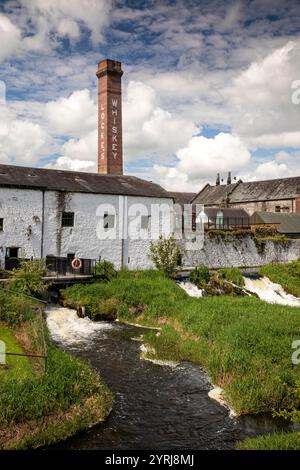 Irland, County Westmeath, Kilbeggan, Whiskey Distillery neben dem Fluss Brosna Stockfoto