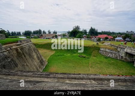 Benteng Fort Marlborough Festung, Bengkulu Stadt, Indonesien Stockfoto