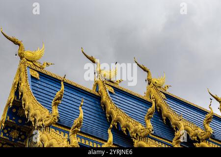 WatRongSueaTen, Chiang Rai, Thailand, 17. Juni 2019. Stockfoto