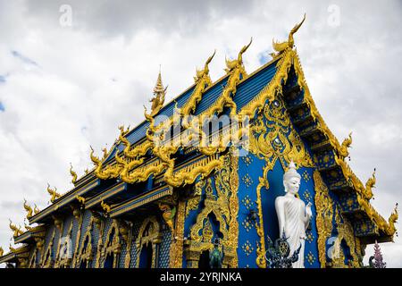 WatRongSueaTen, Chiang Rai, Thailand, 17. Juni 2019. Stockfoto
