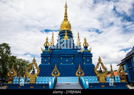 WatRongSueaTen, Chiang Rai, Thailand, 17. Juni 2019. Stockfoto