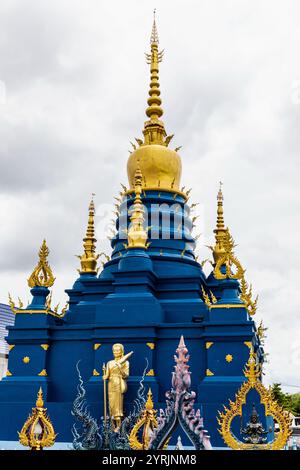 WatRongSueaTen, Chiang Rai, Thailand, 17. Juni 2019. Stockfoto