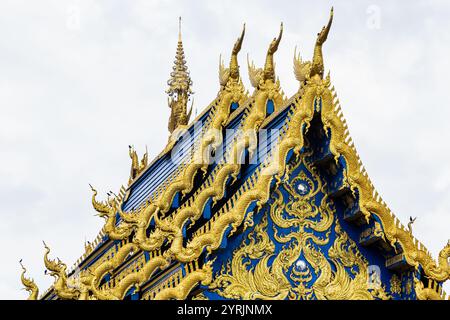 WatRongSueaTen, Chiang Rai, Thailand, 17. Juni 2019. Stockfoto