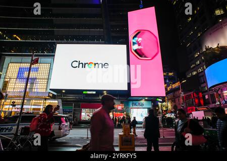 Am Mittwoch, den 20. November 2024, hat das US-Justizministerium einen Bundesrichter gebeten, Alphabets Google wegen seines angeklagten Suchmaschinenmonopols zum Verkauf seines Chrome-Webbrowsers zu zwingen. (© Richard B. Levine) Stockfoto