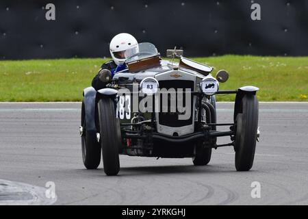 Hamish Monro, Frazer Nash Super Sports, Fox und Nicholl Trophy Race ein 15-minütiges Rennen für Standard- und modifizierte Vorkriegssportwagen, VSCC Silverst Stockfoto